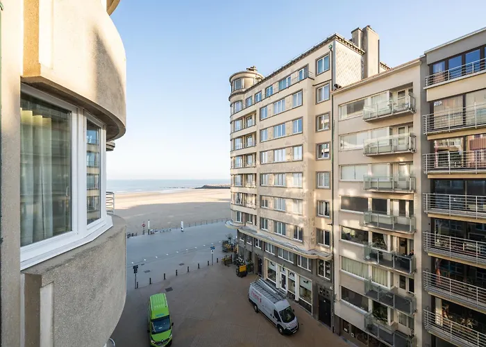 Luxe Comfort App Met Zijdelings Zeezicht En In Centrum Apartament *